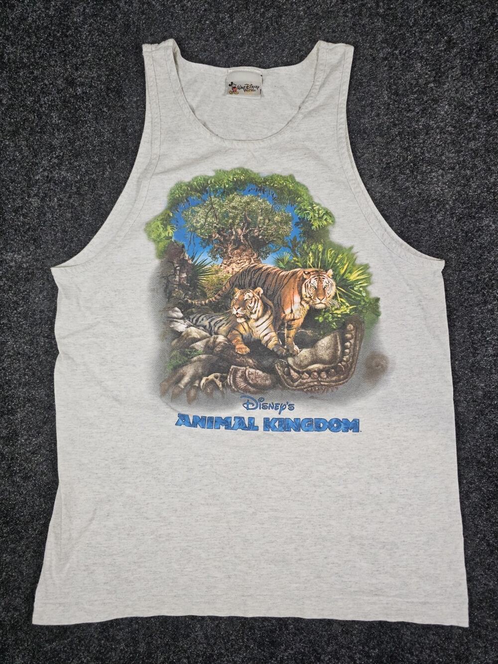 Vintage Disney Animal Kingdom Tree Of Life Tank Top Mens Sz Large Lions